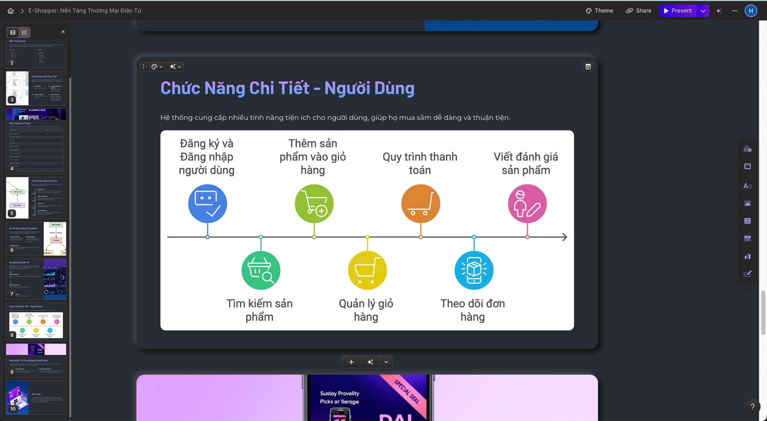 Dự án Thiết kế slide với Gamma và Napkin AI